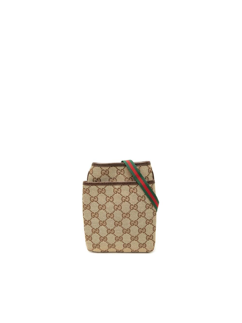 Gucci Gg Canvas Web Crossbody Pre-Loved #350617G60B